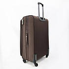 Валіза дорожня 3 в 1 трійка тканинна 78*48 см на колесах у різних кольорах Cans Синій, фото 2