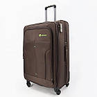 Валіза дорожня 3 в 1 трійка тканинна 78*48 см на колесах у різних кольорах Cans Синій, фото 4