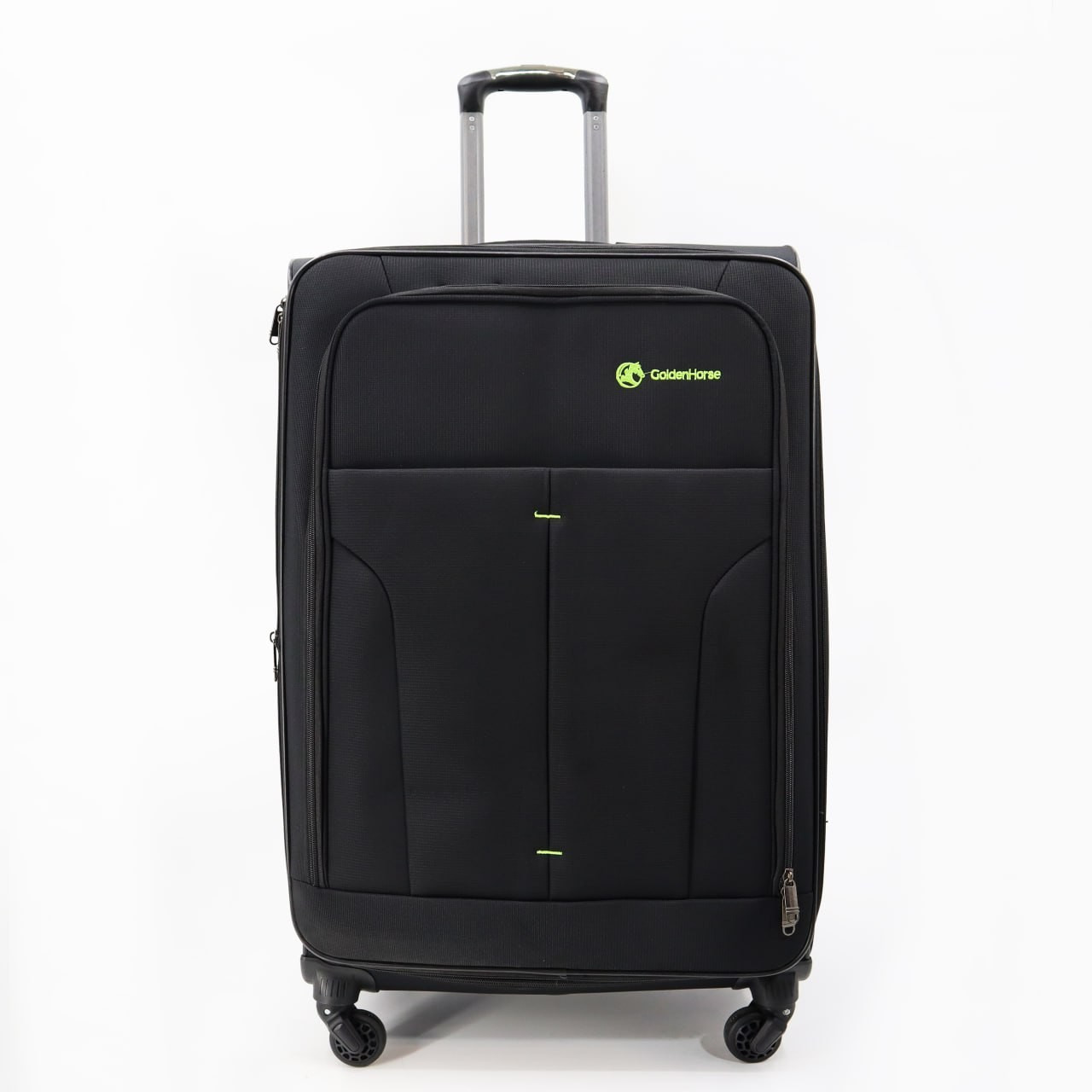 Валіза дорожня 3 в 1 трійка тканинна 78*48 см на колесах у різних кольорах Cans Чорний, фото 1