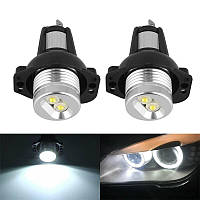 LED маркери ангельських очей BMW E90/E91, біле світло, 12V, 12W, 900 LM