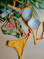 Купальник раздельный двое плавок Fuba Этерия 21018 желтый(В НАЛИЧИИ ТОЛЬКО 44 46 48 50 52 УКР р-ры), фото 2