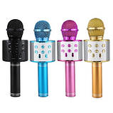 Bluetooth микрофон для караоке с изменением голоса WSTER WS-858, фото 8