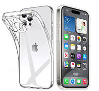 Прозорий силіконовий чохол для iPhone 16 Pro Max