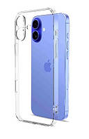 Прозорий силіконовий чохол для iPhone 16 Plus