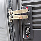 Валіза дорожня 3 в 1 трійка на колесах поліпропілен 75*43 см у різних кольорах Cans Зелений, фото 5