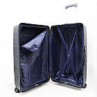 Валіза дорожня 3 в 1 трійка на колесах поліпропілен 75*43 см у різних кольорах Cans Зелений, фото 6