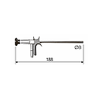 Ларингоскоп HAWK 90° Ø8 × 188, T8199 HD, фото 2