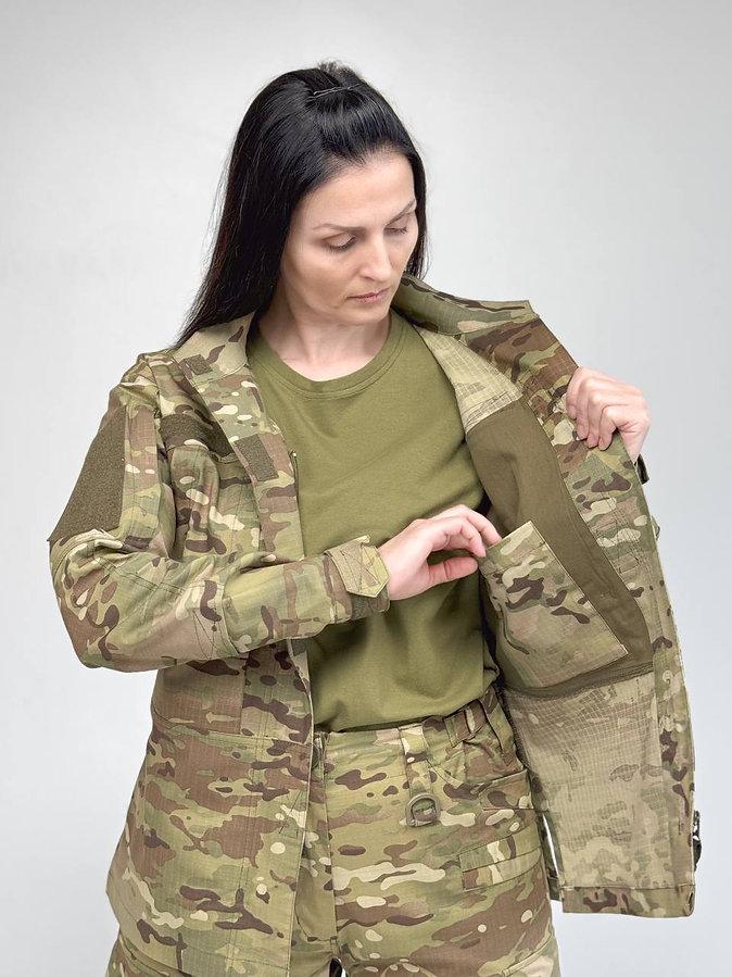 Жіночий кітель тактичний "Богдана" мультикам XS 40