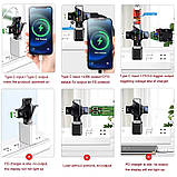 J7-S Bluetooth універсальний багатофункціональний цифровий USB тестер вольтметр - амперметр ватметр 3-32В 7А, фото 4