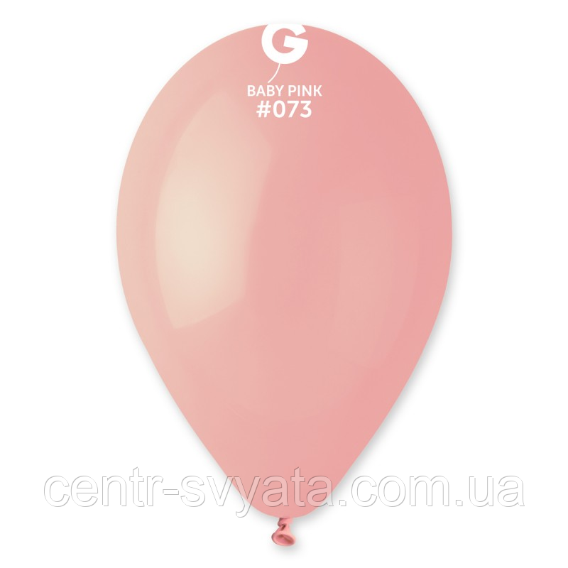 Латексна кулька Gemar 12"(30 см) #073 Пастель ніжно-розовий