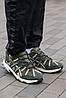 Зимові Чоловічі Кросівки Asics Gel-Sonoma 15-50 Gore-Tex / Асікс Гел-Сонома 15-50 Гор Текс Зелені з Бежевим, фото 9