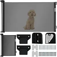 Захисні ворота для дітей в дверний отвір Ruhhy 19380 86-160см BLACK