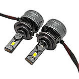 Світлодіодні лампи з цоколем h7 Kelvin 65W 8000Lm 6000K з обманкою Гарантія, фото 4