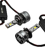 Світлодіодні лампи з цоколем h7 Kelvin 65W 8000Lm 6000K з обманкою Гарантія, фото 8