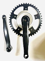 Шатуни система 1 зірка 44 зубів під одношвидкісний ланцюг.