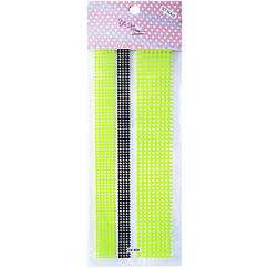 Наклейки для Нігтів Слайдери для Дизайну Самоклеющие Кольорові YK028, Матеріали для Дизайну Манікюру