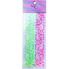 Наклейки для Нігтів Стікери Самоклеющие Кольорові YK-024, Усе для Манікюру і Педикюру