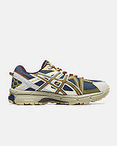 Зимові Чоловічі Кросівки Asics Gel-Kahana 8 Gore-Tex Blue Beige / Асікс Гел-Кахана 8 Гор Текс Сині з Бежевим, фото 4