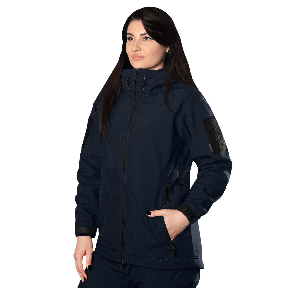 Жіноча куртка Stalker SoftShell Темно-синя (7443), M 4777966