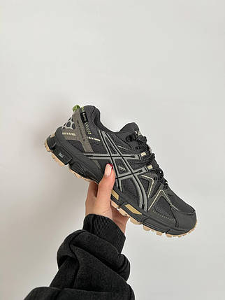 Зимові Чоловічі Кросівки Asics Gel-Kahana 8 Gore-Tex Dark Grey / Асікс Гел-Кахана 8 Гор Текс Темно Сірі, фото 1
