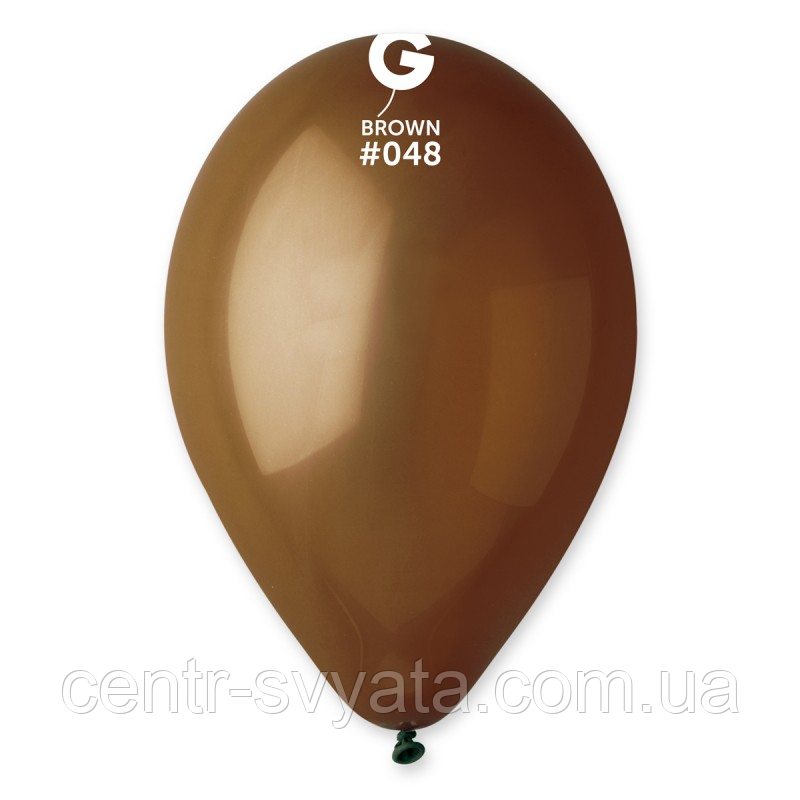 Латексна кулька Gemar 10"(26 см) #048 Пастель коричневий