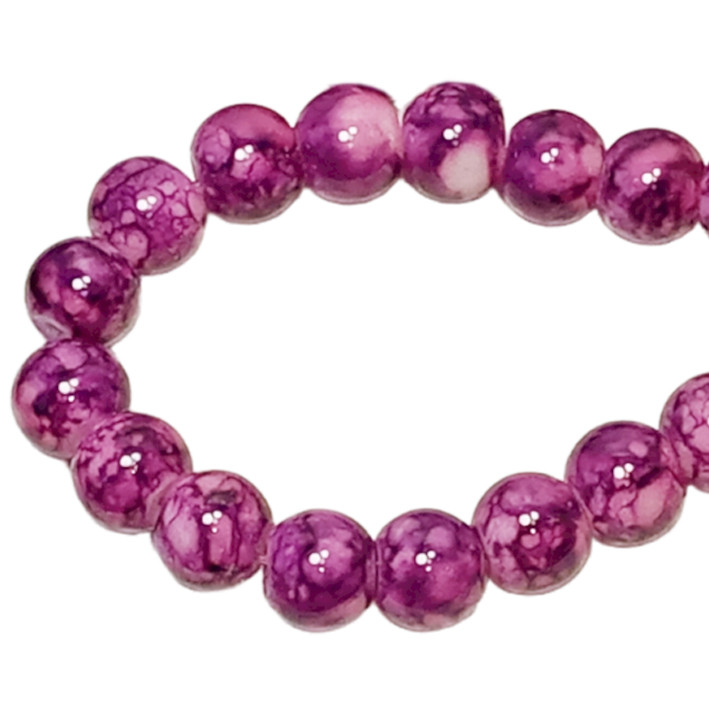 Намистини 8 мм для Біжутерії Бузкові, тон 146, Рукоділля Фурнітура для Намиста, фото 1