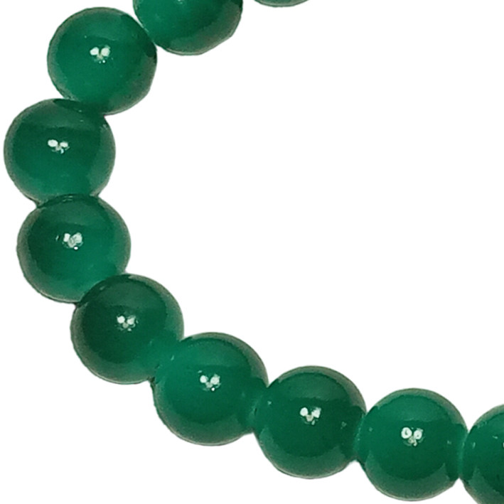 Бусины 8 мм Нить 80 см Темно Бирюзовые Зеленые тон 109, Фурнитура для Украшений, Бижутерии, фото 1