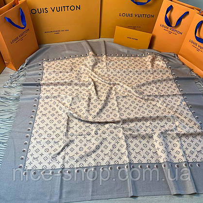 Хустка Louis Vuitton кашемір із бахромою, фото 6