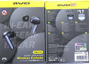 Bluetooth навушники AWEI T90 ENC (120)