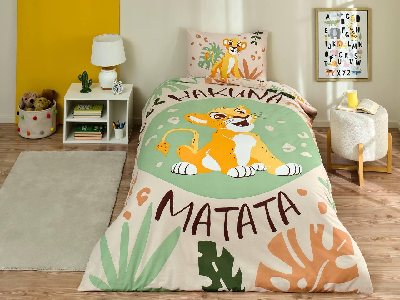 Постільна білизна TAC Disney 160×220 см Lion King Jungle, фото 1