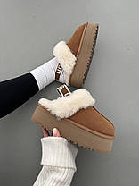 Зимові Жіночі Черевики UGG Funkette Brown / УГГ Фанкетт Коричневі, фото 6