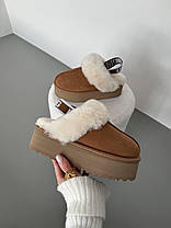 Зимові Жіночі Черевики UGG Funkette Brown / УГГ Фанкетт Коричневі, фото 5