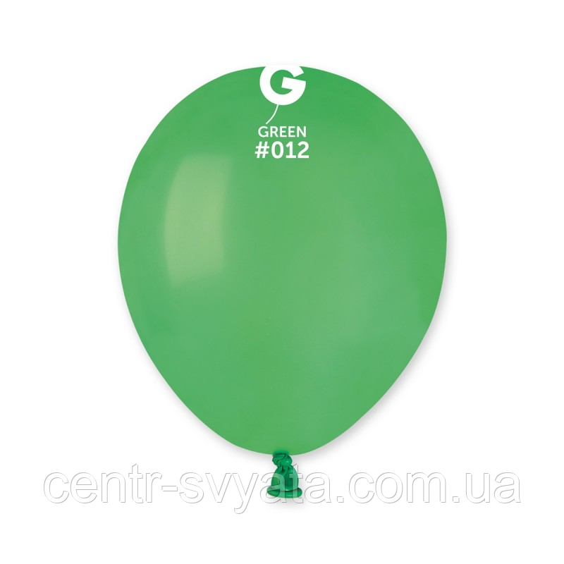 Латексна кулька Gemar 5"(13 см) #012 Пастель зелений