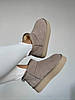 Зимові Жіночі Черевики UGG Classic Ultra Mini Platform Beige / УГГ Класик Ультра Міні Платформ Бежеві, фото 8