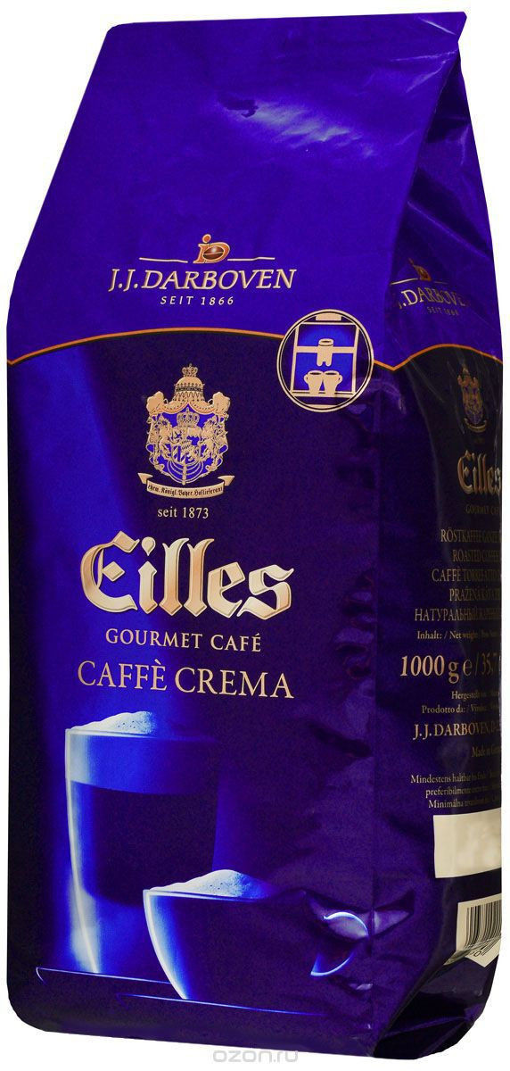 Кава в зернах Eilles Gourmet Caffe Crema 1 кг.