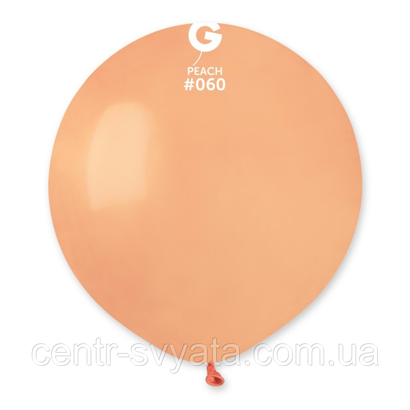 Латексна кулька Gemar 19"(48 см) #060 Пастель персиковий