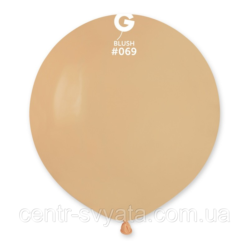 Латексна кулька Gemar 19"(48 см) #069 Пастель тілесний