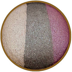 Тіні для повік LDM запечені Триколірні, Кольори Світло-сірий, Сірий, Бузковий Тон 005 Макіяж Око