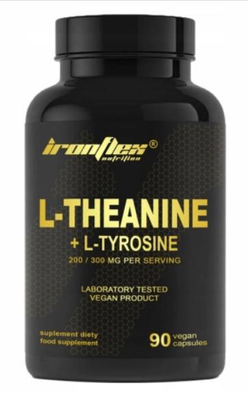 Харчова добавка IronFlex L-Theanine + Tyrosine 90 капсул
