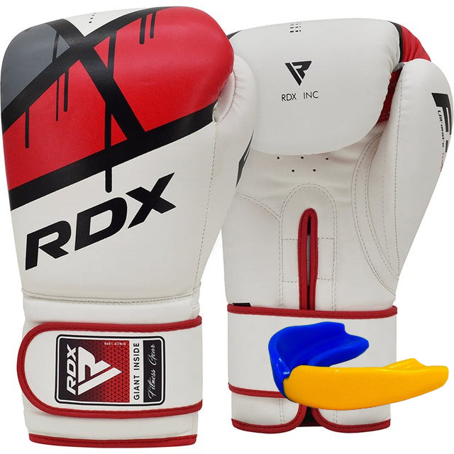 Боксерські рукавиці RDX F7 Ego Red 14 унцій (капа в комплекті), фото 1