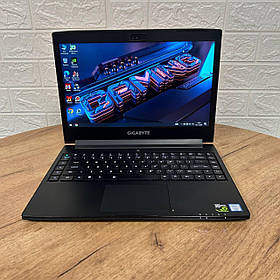Б/в Ноутбук Б-клас Gigabyte Aero 14 14" 2560x1440| Core i7-7700HQ| 16 GB RAM| 512 GB SSD| GeForce GTX 1060 6GB