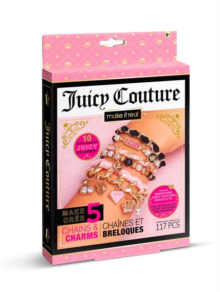 Набір для створення шарм-браслетів Make it Real Juicy Couture Королівський шарм 117 ел