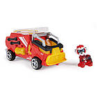 Ігровий набір Paw Patrol Щенячий патруль у кіно 2 Рятувальний автомобіль-трансформер із водієм Маршалом, фото 4