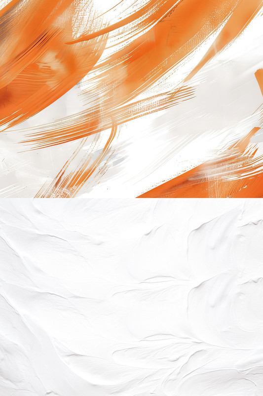 Фон для предметної зйомки, абстрактна помаранчево-біла стіна і біла підлога 60×90 см, №57085, фото 1