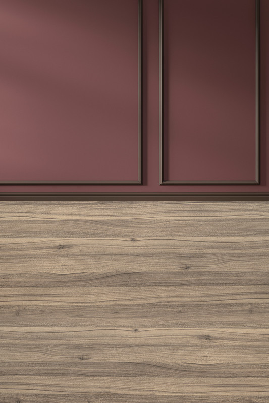 Фон для фото в стилі модерн з бордовою стіною і світло-коричневою дерев’яною підлогою 60×90 см, №57409, фото 1