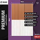 Фон для предметної зйомки з теракотовою класичною стіною та світлою дерев’яною підлогою 60×90 см, №57405, фото 2