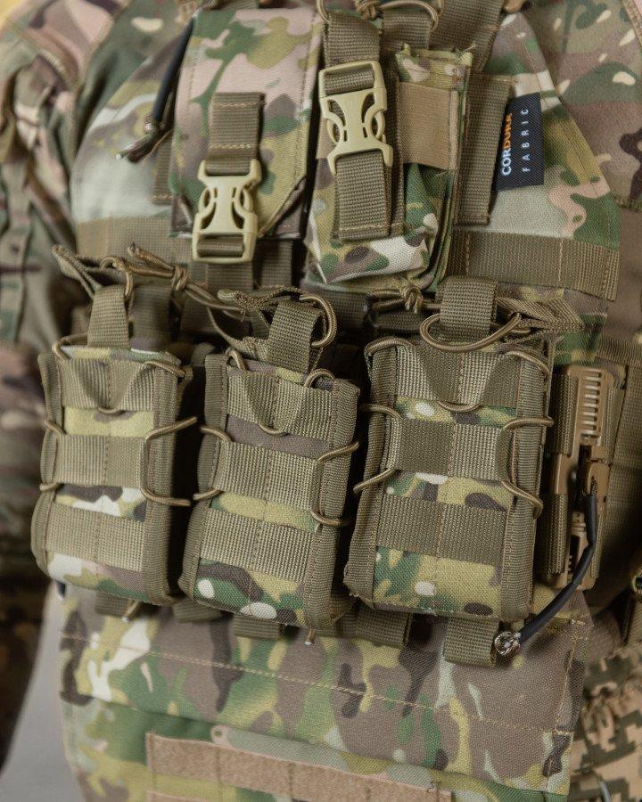 Плитоноска 4 швидких скидання Cordura мультикам ВТ7929