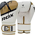 Боксерські рукавиці RDX F7 Ego Golden 16 унцій (капа в комплекті), фото 3