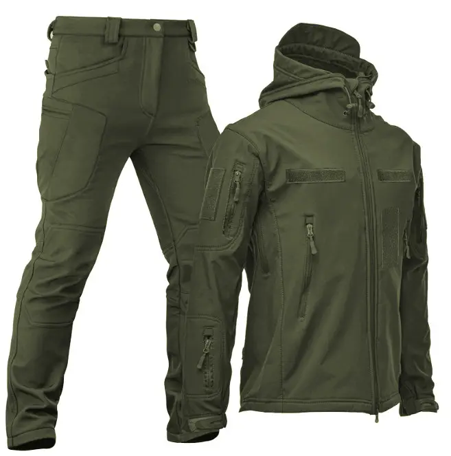 Костюм олива Energy на флісі олива софтшелл SoftShell ТМ, фото 1