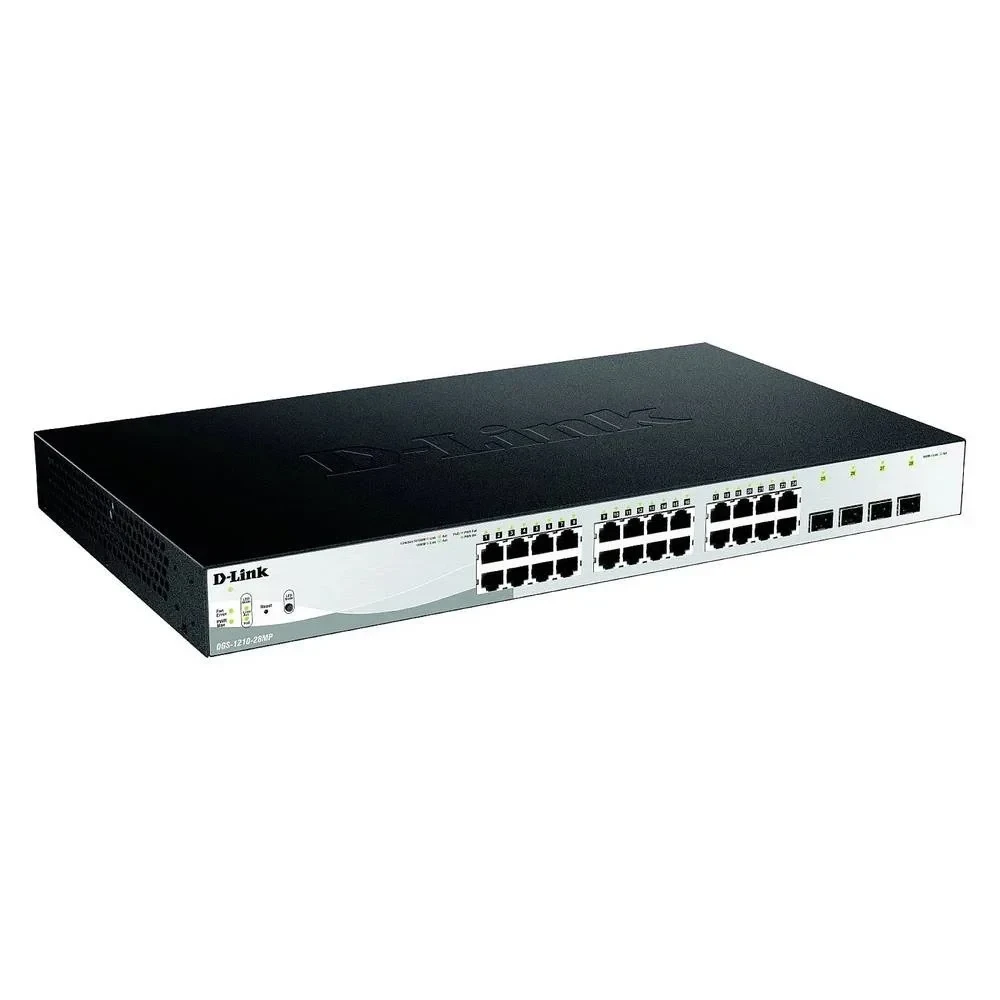 Світч D-Link DGS-1210-28MP/E Black
